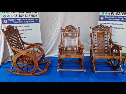 Wooden rocking chair by star enterprises