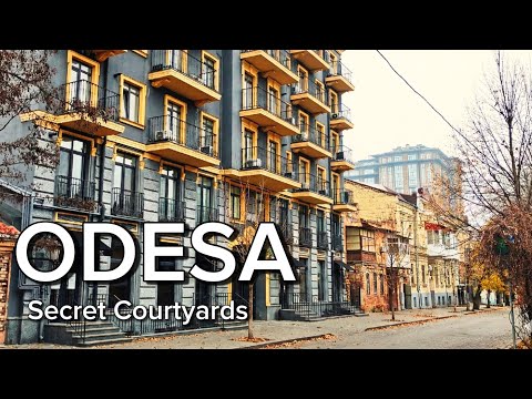 Odessa's Secret Courtyards 🇺🇦 | Hidden Gems & City Life (4K)