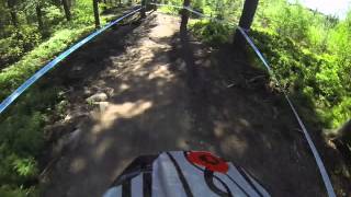 preview picture of video 'Peaty's Steel City Downhill Race 2014 practice run 1440p'