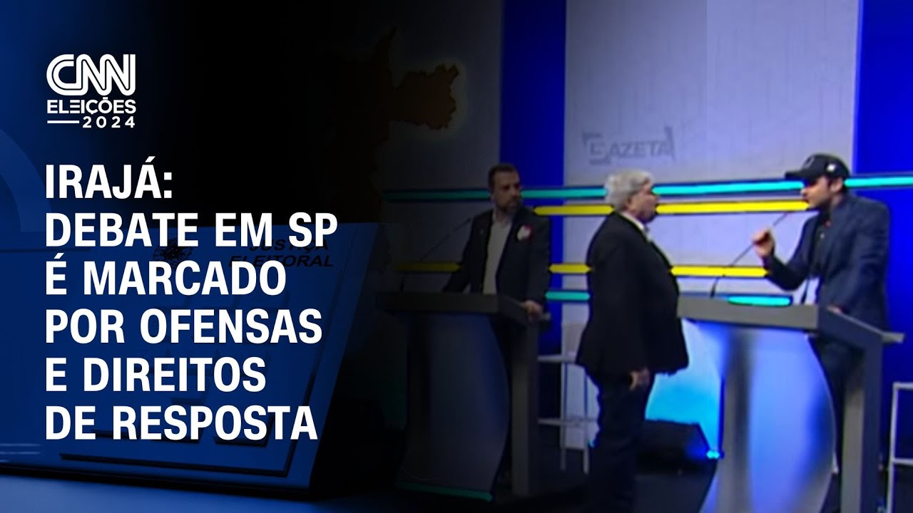 Irajá: Debate em SP é marcado por ofensas e direitos de resposta | CNN NOVO DIA