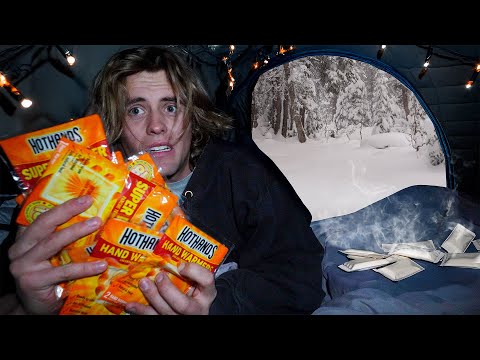 Solo Truck Camping in -10° W/ Hand Warmers (gone wrong)