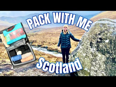 PACK WITH ME FOR SCOTLAND ✈️*from someone who lives there*
