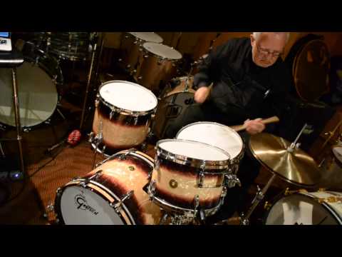 Steve Maxwell Vintage Drums - (Gretsch USA Custom Espresso Burst Bop Kit - 6/13/14)