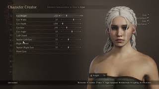 Dragon's Dogma 2 Character Creation Daenerys targaryen at Dragon's
