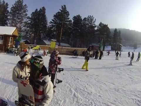 Видео: Видео горнолыжного курорта Олха в Иркутская область