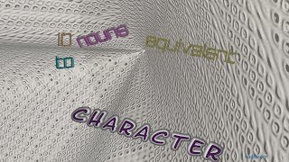 character - 10 nouns which are synonyms to character (sentence examples)
