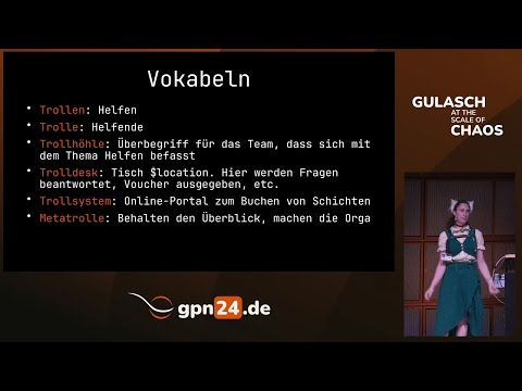 Video Thumbnail: sarahfops: Trollen leicht gemacht - Helfen auf der GPN24