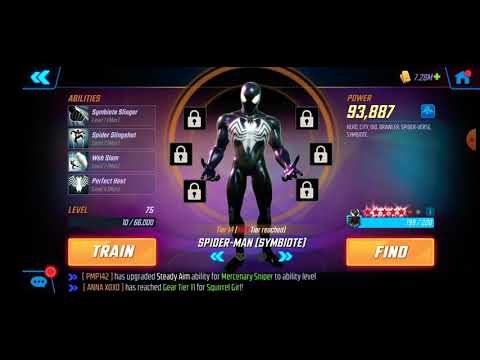 Yes!!! 6 Red Star Symbiode Spiderman - Marvel Strike Force
