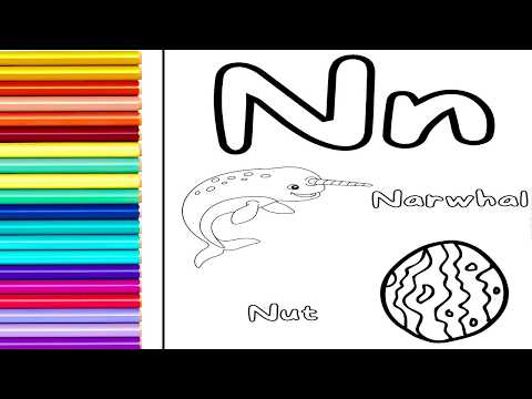 Narwhal Coloring Pages