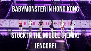 Download lagu [4K]BabyMonster-Stuck In The Middle (Remix) [Encore]   Ending @ Hong Kong (250524) mp3