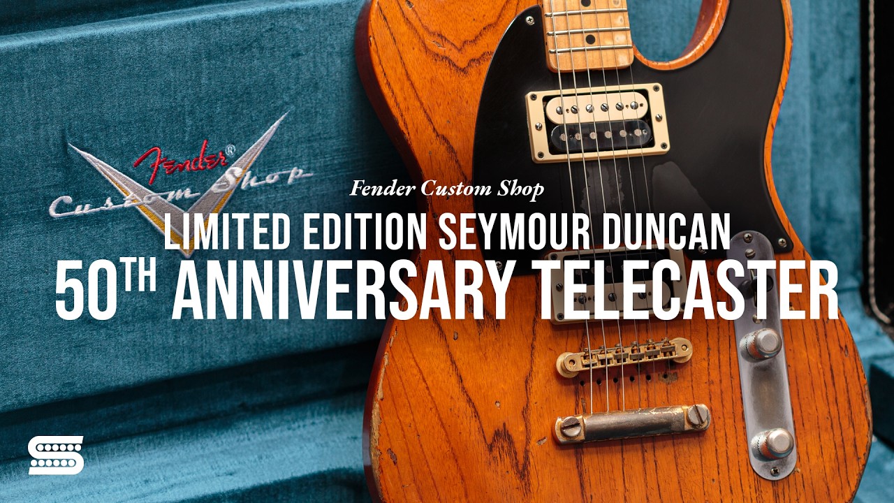 Introducing the Fender Custom Shop Limited Edition Seymour Duncan 50th Anniversary Telecaster - YouTube