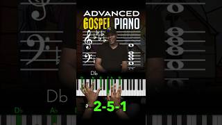 Advanced Gospel Piano Chords #piano #gospel #pianotutorial