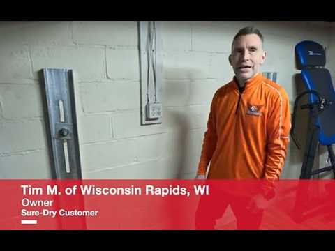 Stabilizing a Failing Foundation | Customer Testimonial | Tim M. of Wisconsin Rapids, WI