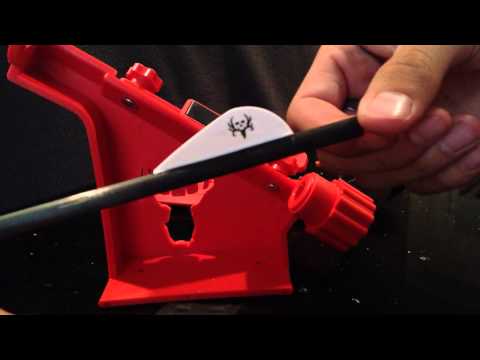 How to fletch arrows with the Bohning fletching jig