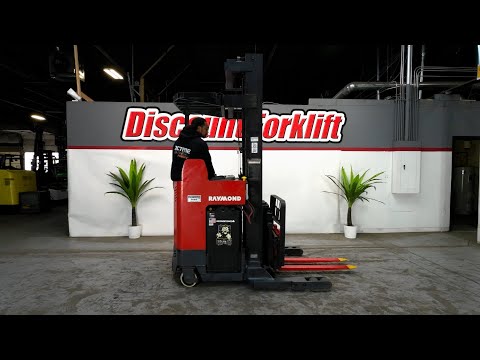 RAYMOND EASI-R40TT 4,000 lb Electric #7493 - Stand-up Reach Narrow Truck for Sale