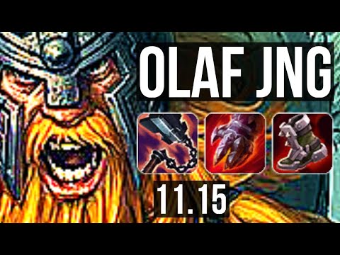 OLAF vs ELISE (JUNGLE) (DEFEAT) | 3.0M mastery, 4/1/7, 1200+ games | KR Diamond | v11.15
