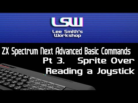 Spectrum Next Basic commands - Reading the joystick and Sprite over