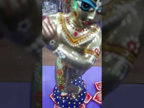 Iskcon Ashatdhatu Solid Radha Krishna 12 In