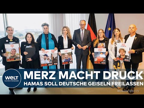 GAZA-KRIEG: Kanzler Merz fordert Freilassung deutscher Hamas-Geiseln – und lobt Trumps Friedensplan
