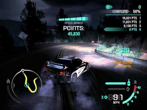Need for Speed Carbon flawless Gold Valley Run canyon drift