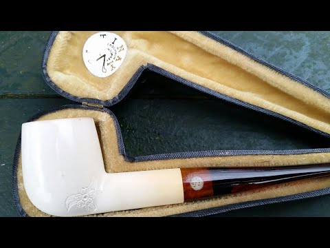 (Pfeife rauchen. Deutsch & Englisch) Altinay Meerschaum