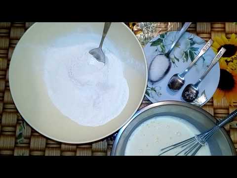 Оладьи на кефире пышные