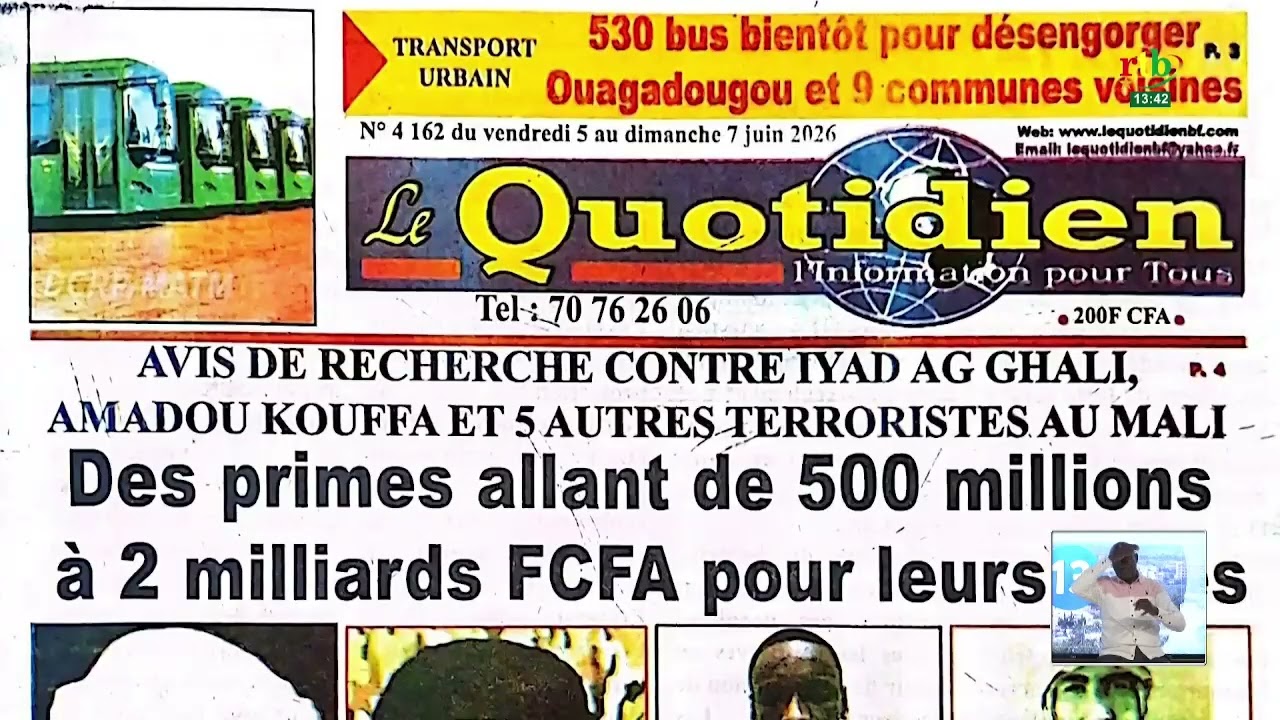 Revue de presse du 05 juin 2026