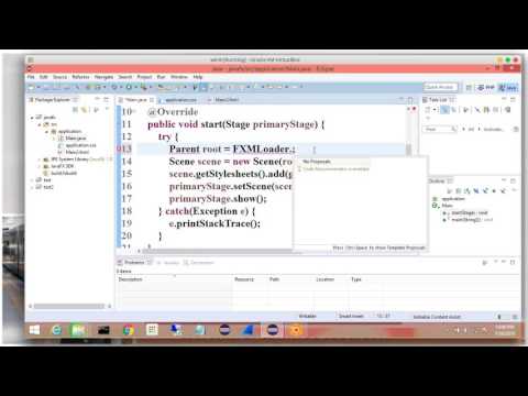 43 JAVA FX  GUI Scene Builder Drag & Drop