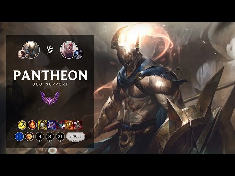 Pantheon Support vs Rakan - EUW Master Patch 12.6