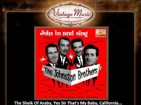 The Johnston Brothers -- Medley 2 The Sheik Of Araby, Yes Sir That's My Baby, ... (VintageMusic.es)