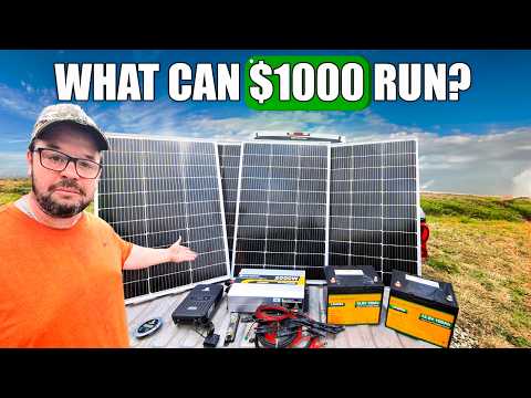 Step By Step BUDGET SOLAR Install With Eco-Worthy!