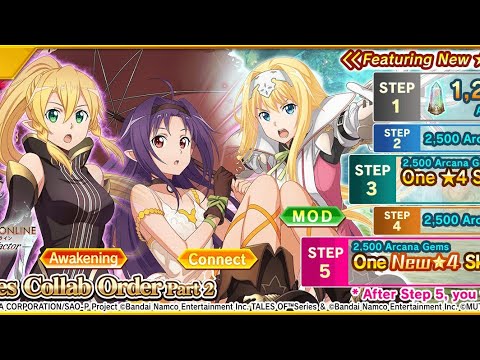 SAOIF || Banner Tales Of Series Part 2 Gatcha Step 1-3