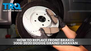 Dodge Grand Caravan Brake Rotors: A Guide for 2008-2020 Models | Go ...