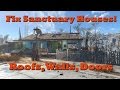 Fix Sanctuary Houses (Add Roofs, Walls & Doors): Fallout 4 Tips & Tricks Ep. 1