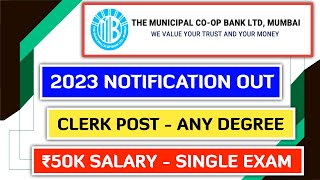 The Muncipal Cooperative Bank 2023 Notification Out