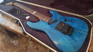 Video thumbnail for 1988 USA JACKSON CUSTOM SHOP LIMITED EDITION 88 DINKY REVERSE HEADSTOCK GUITAR UP CLOSE VIDEO REVIEW by Essex Recording Studios