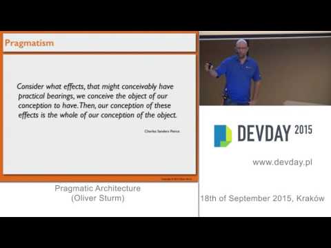 Oliver Sturm - Pragmatic Architecture