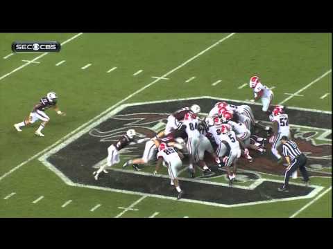 2014 USC vs Georgia - Dylan Thompson 4th and 1