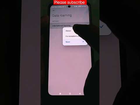how to activate International Roaming | Mi, Redmi, Xiaomi #roaming #internationalroaming #shorts #mi