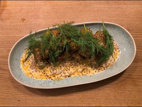 Weinblätter mit Hackfleisch gefüllt -  Stefan Marquard @ Home "ungeschminkt & ungeschnitten"