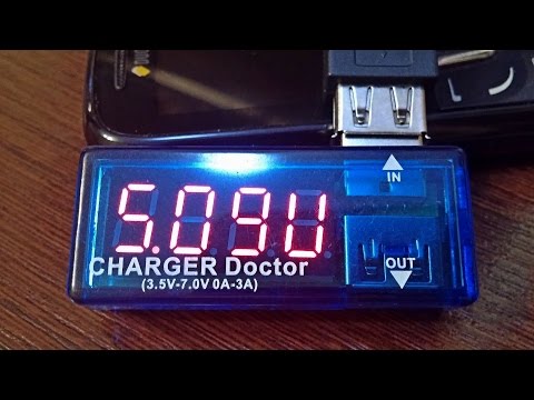 USB-тестер или вольтметр/амперметр Charger Doctor с Aliexpress