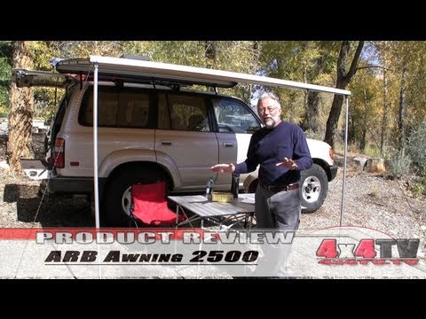 4x4TV Product Review - ARB Awning on Toyota FZJ80 Land Cruiser