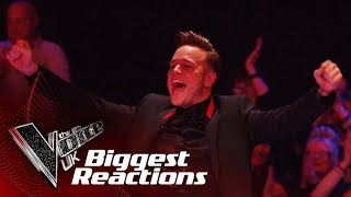 The Biggest Singer and Coach Reactions! | The Voice UK 2018