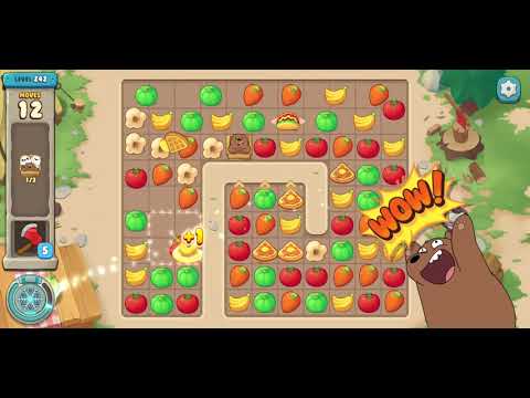 We Bare Bears Match3 Repairs Level 242 - No Boosters