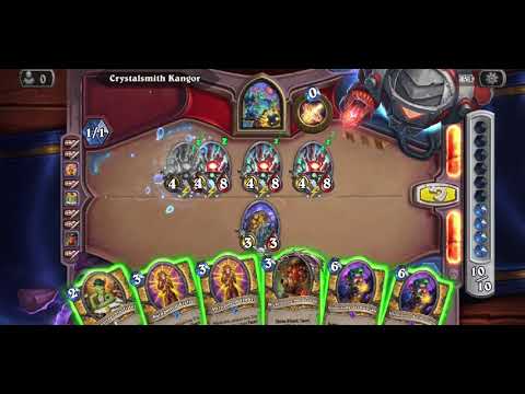 Hearthstone Puzzle Lab Survival Crystalsmith Kangor Strike me Down 2/5