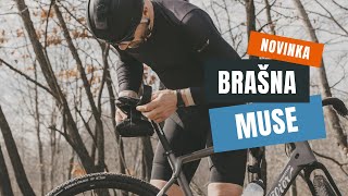 Brašna pod sedlo skládací FORCE MUSE, černá