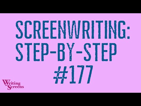 LIVE - SCREENWRITING STEP-BY-STEP: Session #177