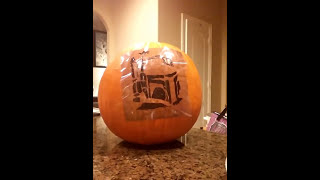 Boba Fett Pumpkin Stencil