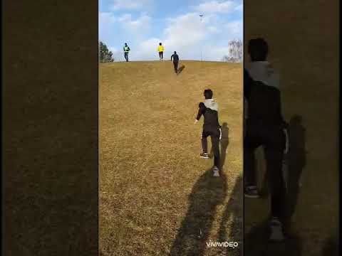 Gottsunda united players working on the agility with KB10