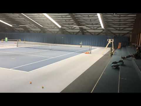 Luiz Bauer beim Training (6 Jahre alt)